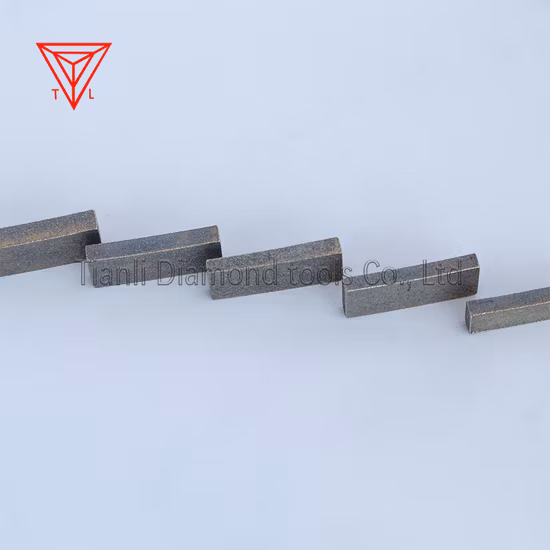 Segmentos de lâmina de serra de diamante para corte de mármore de granito